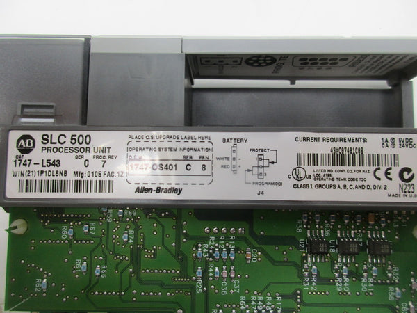 ALLEN BRADLEY 1747-L543 SER. C F/W 8  NSNP