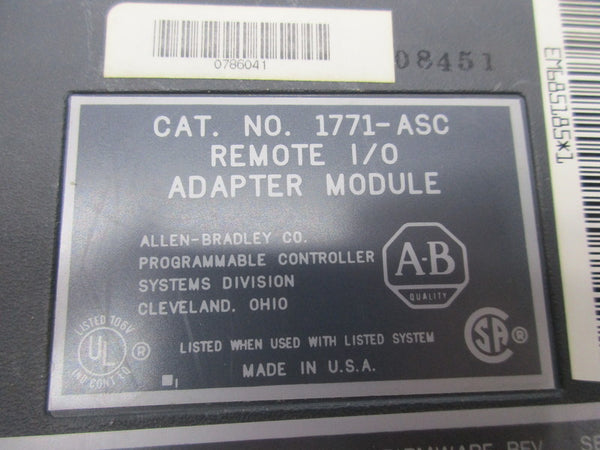 ALLEN BRADLEY 1771-ASC UNMP
