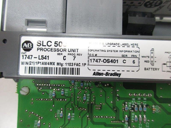 ALLEN BRADLEY 1747-L541 SER. C F/W 6 (NO KEY)  NSNP