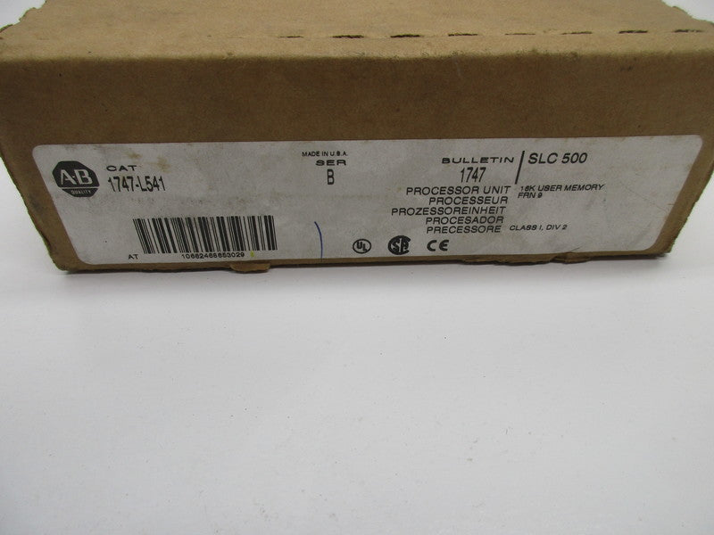 ALLEN BRADLEY 1747-L541 SER. B F/W 9  NSMP