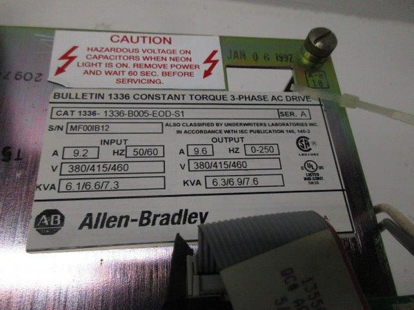 ALLEN BRADLEY 1336-B005-E0D-S1 SER.A REMAN