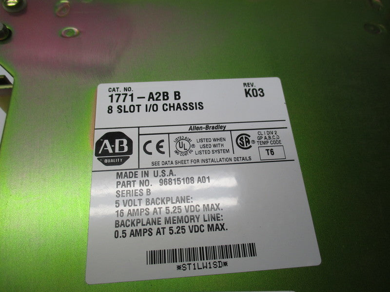 ALLEN BRADLEY 1771-A2B SER. B NSNP