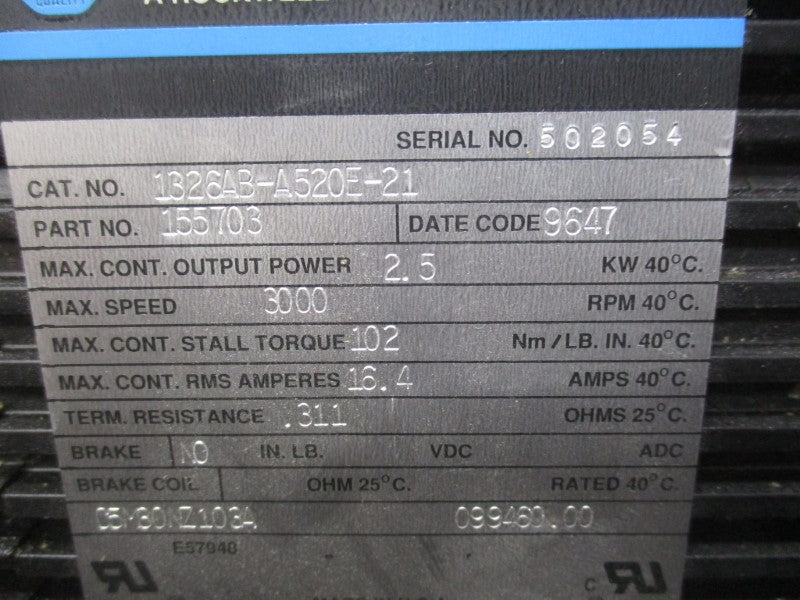 ALLEN BRADLEY 1326AB-A520E-21 NSNP