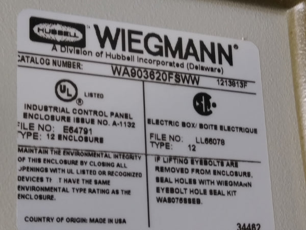 HUBBELL WA903620FSWW NSMP