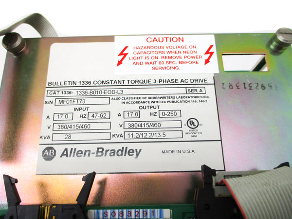 ALLEN BRADLEY 1336-B010-EOD-L3 SER.A REMAN