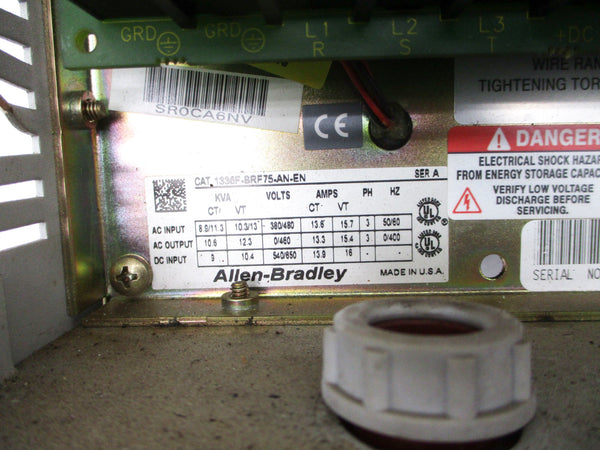 ALLEN BRADLEY 1336F-BRF75-AN-EN SER. A (AS PICTURED) REMAN