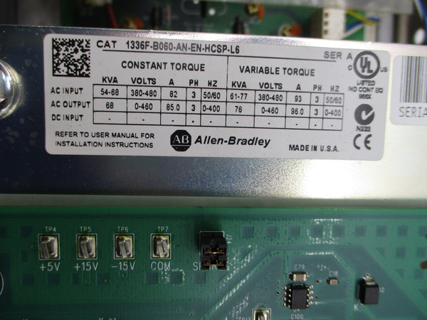 ALLEN BRADLEY 1336F-B060-AN-EN-HCSP-L6 SER.A NSMP