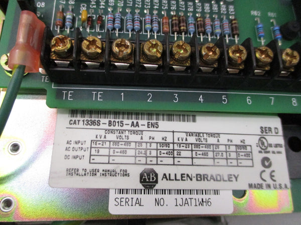 ALLEN BRADLEY 1336S-B015-AA-EN5 SER.D NSMP