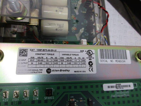 ALLEN BRADLEY 1336F-B075-AN-EN-L6 SER.A NSNP