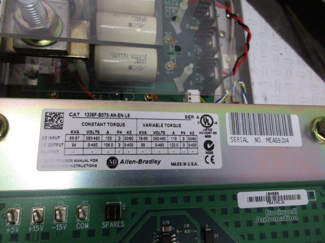 ALLEN BRADLEY 1336F-B075-AN-EN-L6 SER.A NSNP