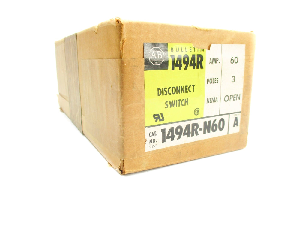 ALLEN BRADLEY 1494R-N60 SER. A 460V 60A (BR/YL) NSFS