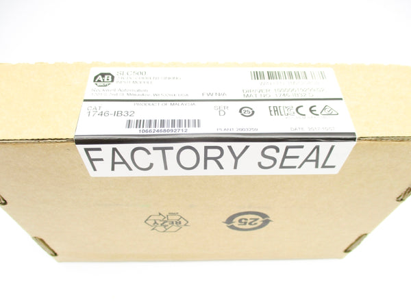 ALLEN BRADLEY 1746-IB32 SER. D DATE: 2017 NSFS