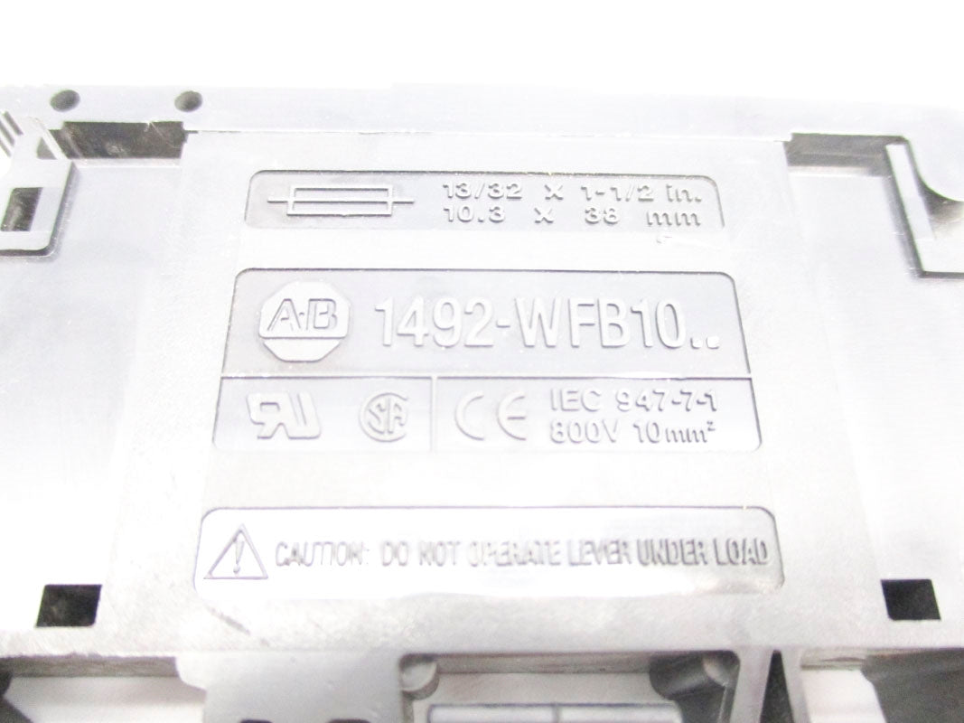 ALLEN BRADLEY 1492-WFB10 800V NSNP