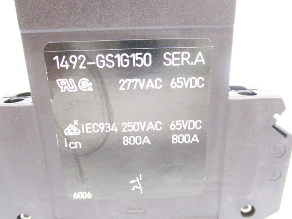 ALLEN BRADLEY 1492-GS1G150 SER. A 277VAC 15A NSNP