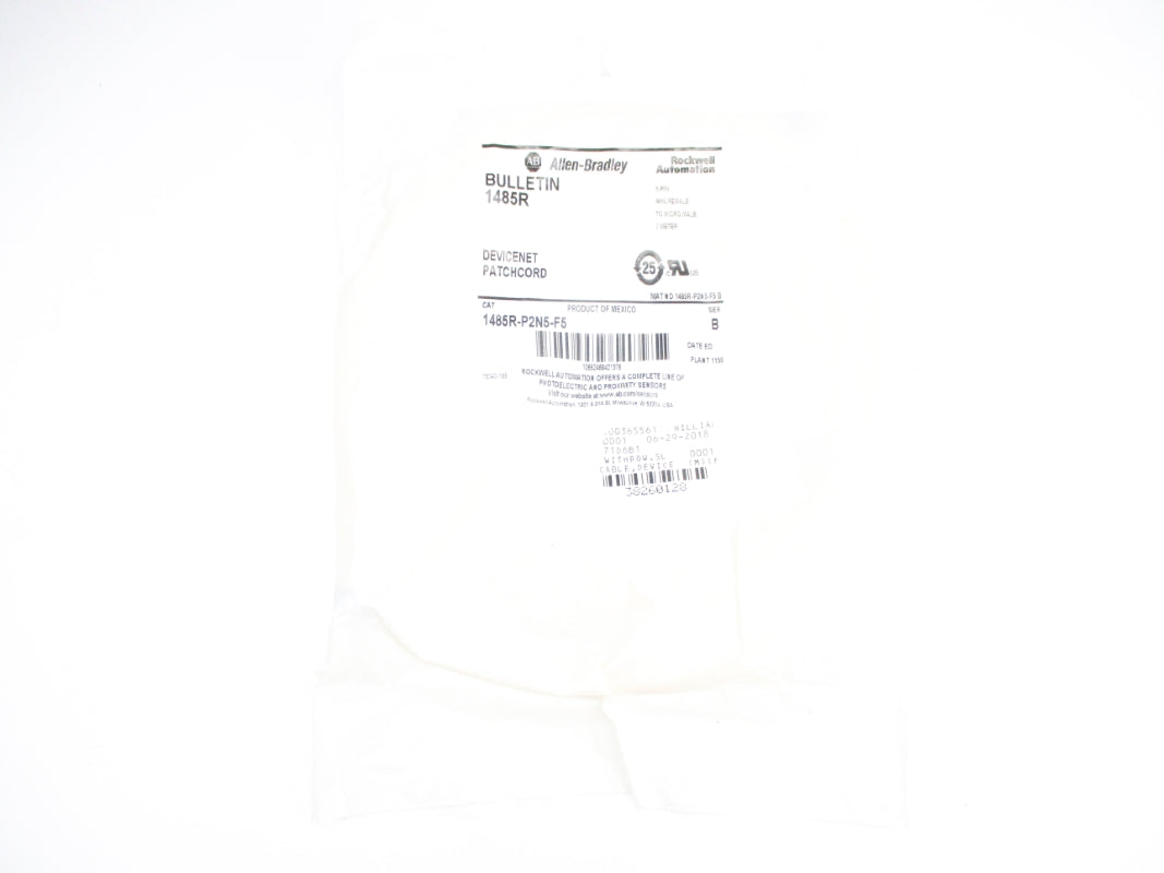 ALLEN BRADLEY 1485R-P2N5-F5 SER. B NSMP