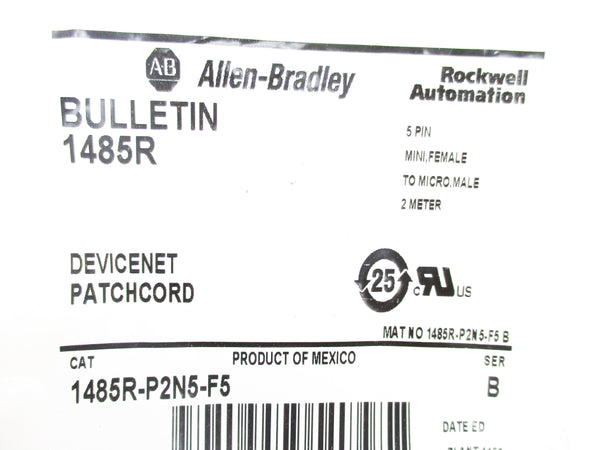 ALLEN BRADLEY 1485R-P2N5-F5 SER. B NSMP