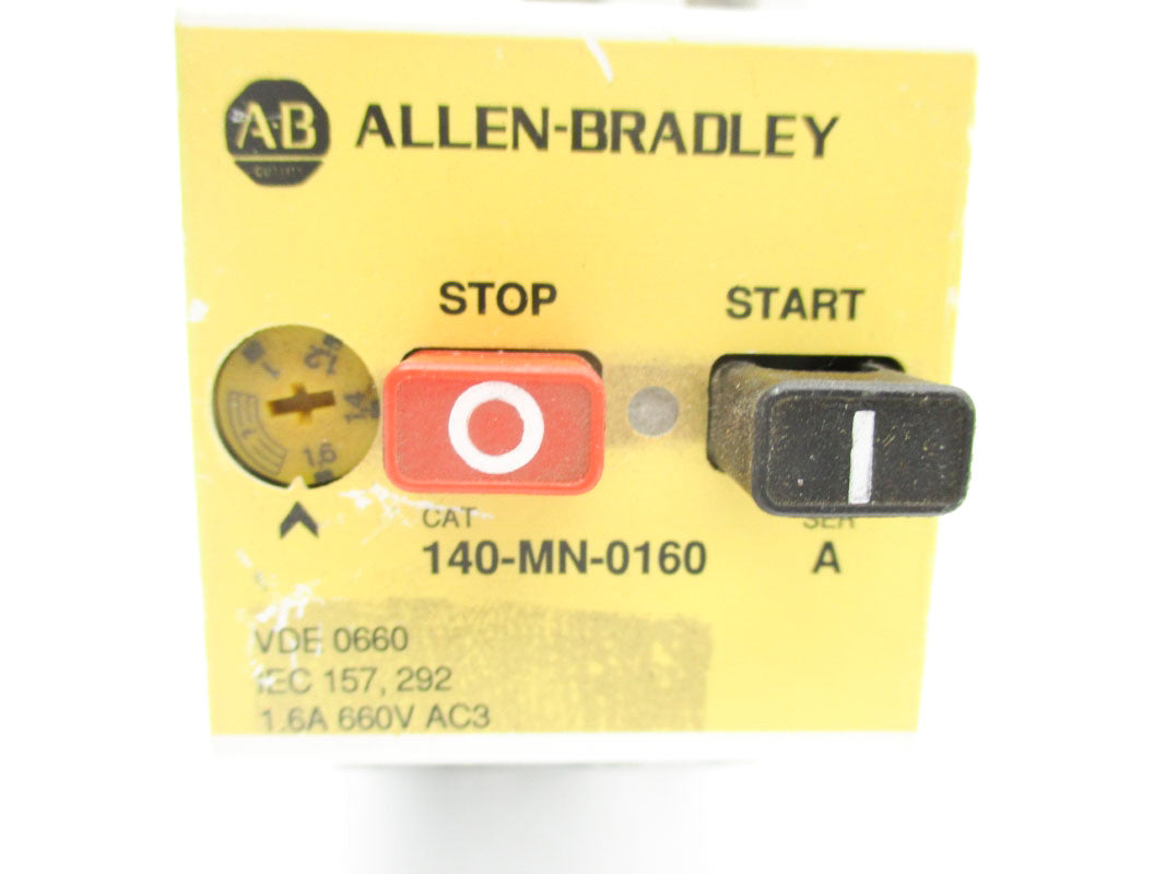 ALLEN BRADLEY 140-MN-0160 SER. A 660V 1.6A UNMP