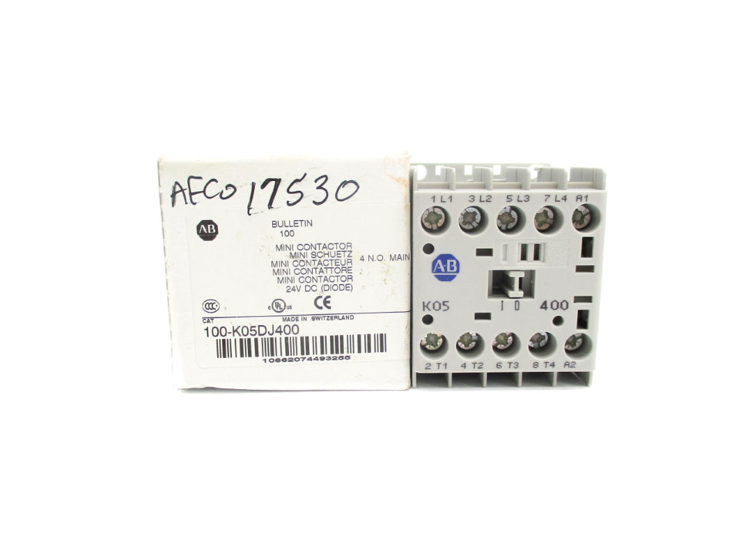 ALLEN BRADLEY 100-K05DJ400 SER. A 24VDC (WH) NSMP