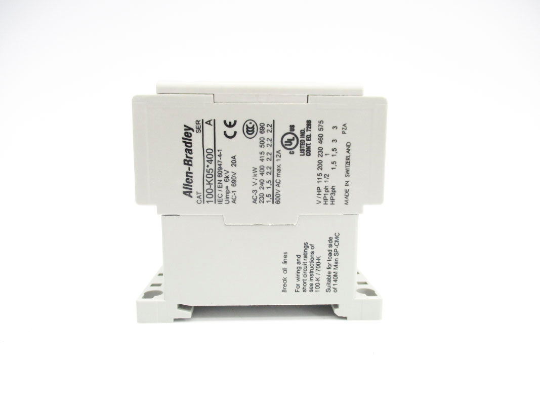 ALLEN BRADLEY 100-K05DJ400 SER. A 24VDC (WH) NSMP