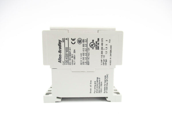 ALLEN BRADLEY 100-K05DJ400 SER. A 24VDC (WH) NSMP
