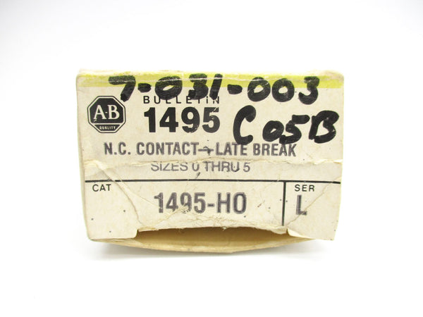 ALLEN BRADLEY 1495-HO SER. L 600VAC (BK/YL) NSMP