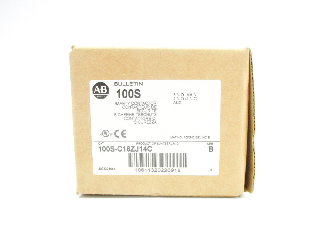 ALLEN BRADLEY 100S-C16ZJ14C SER. B 24VDC 30A (BR/WH) NSMP