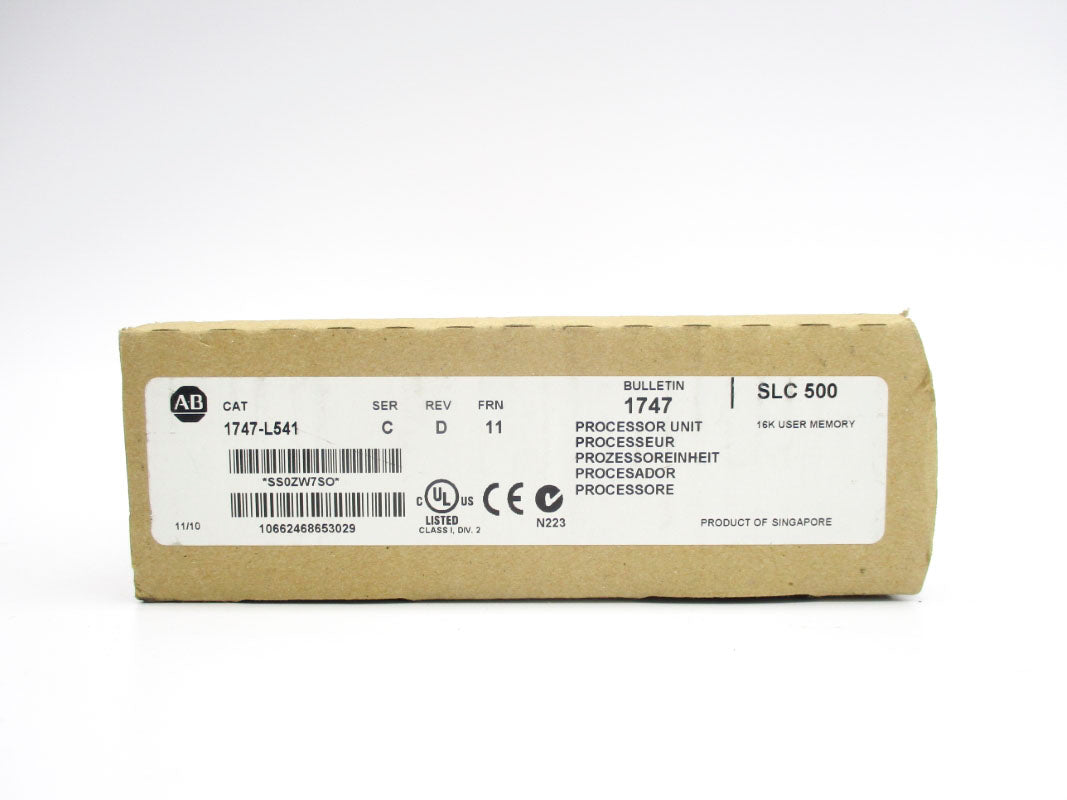 ALLEN BRADLEY 1747-L541 SER. C F/W 11 24VDC NSMP