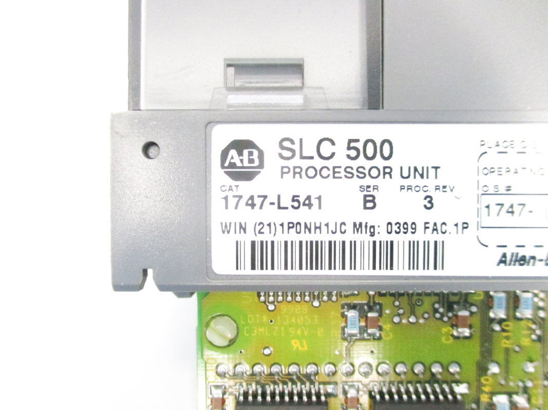 ALLEN BRADLEY 1747-L541 SER. B F/W 11 (NO KEY) 24VDC UNMP