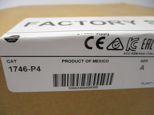 ALLEN BRADLEY 1746-P4 SER. A DATE: 2015 NSFS