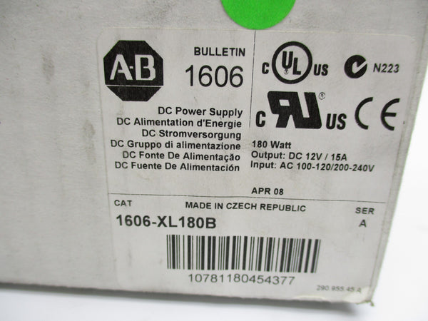 ALLEN BRADLEY 1606-XL1808 SER. A (WH) NSMP