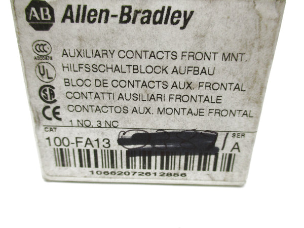 ALLEN BRADLEY 100-FA13 SER. A (WH) NSMP
