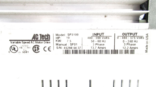 AC TECH SF5100 UNMP