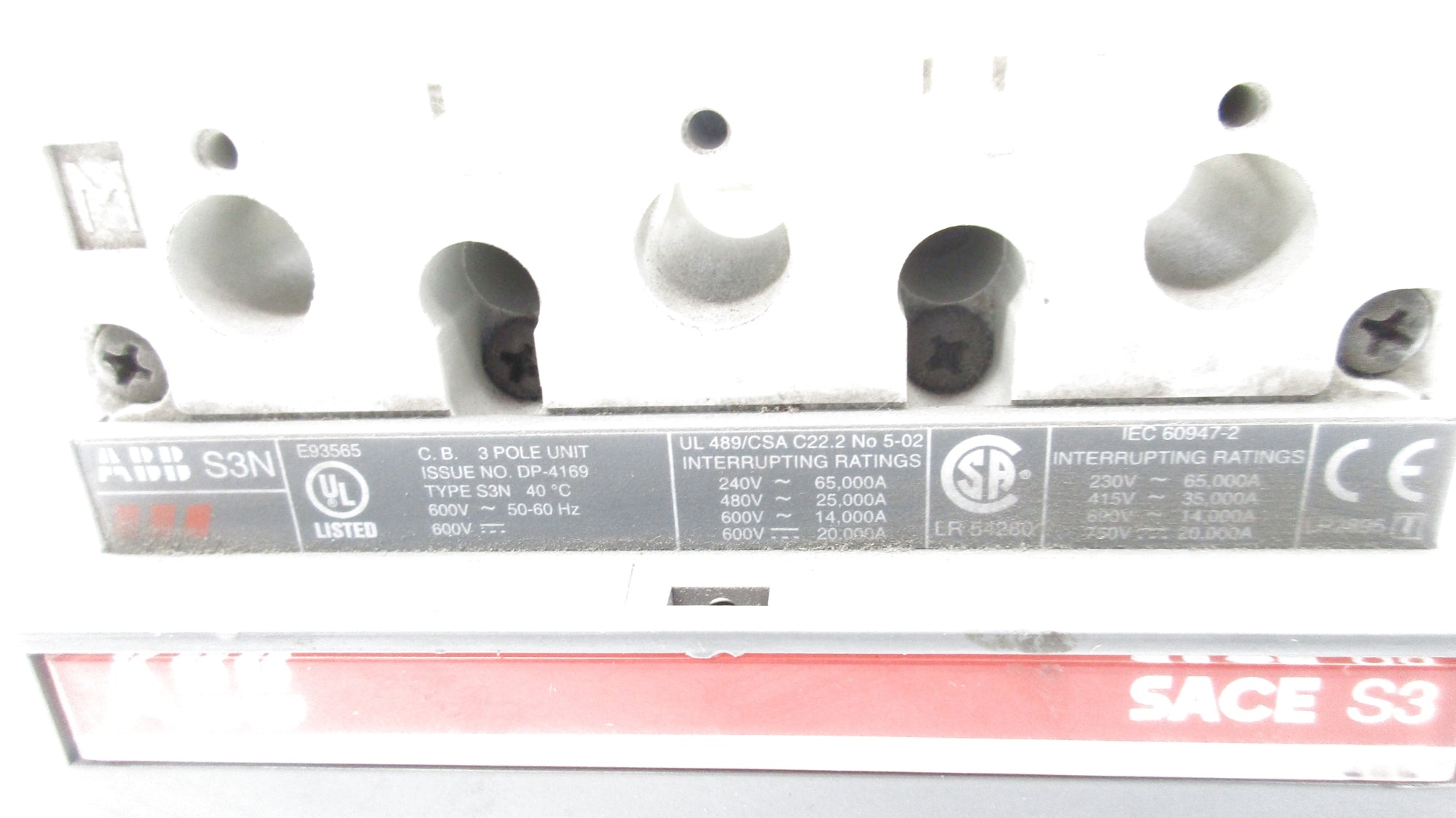 ABB SACES3 600V 30A UNMP