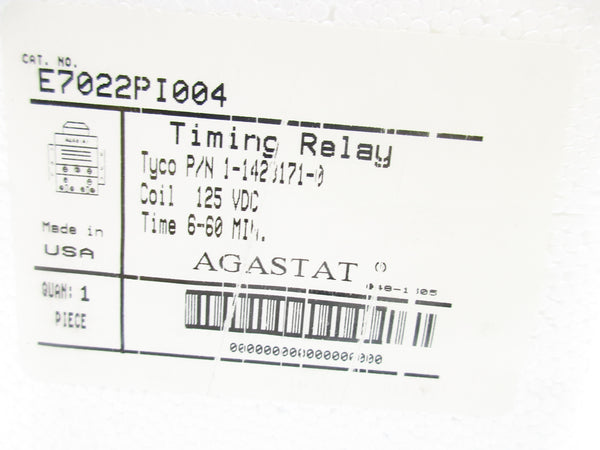 AGASTAT E7022PI004 125VDC NSMP