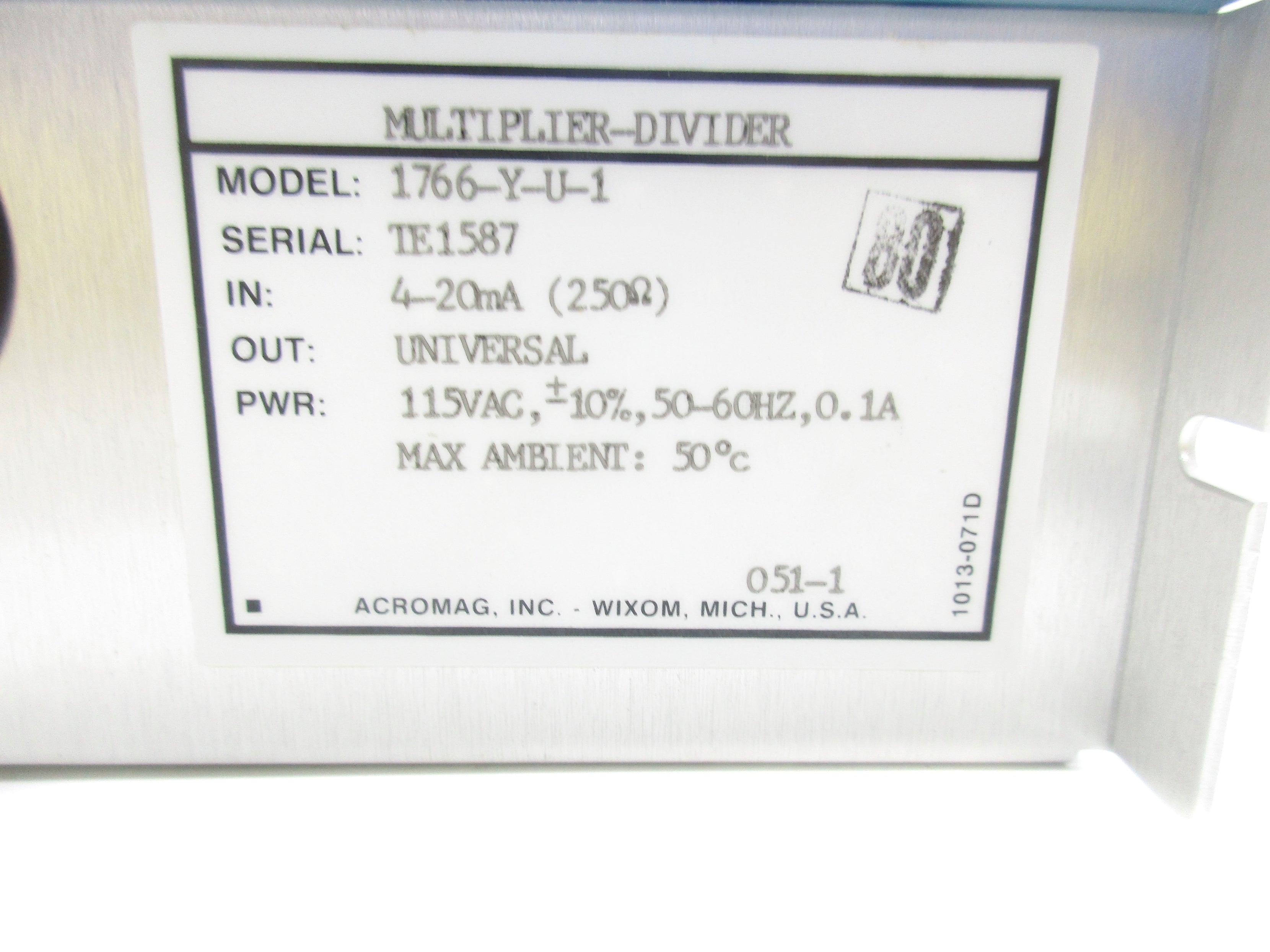 ACROMAG 1766-Y-U-1 NSNP