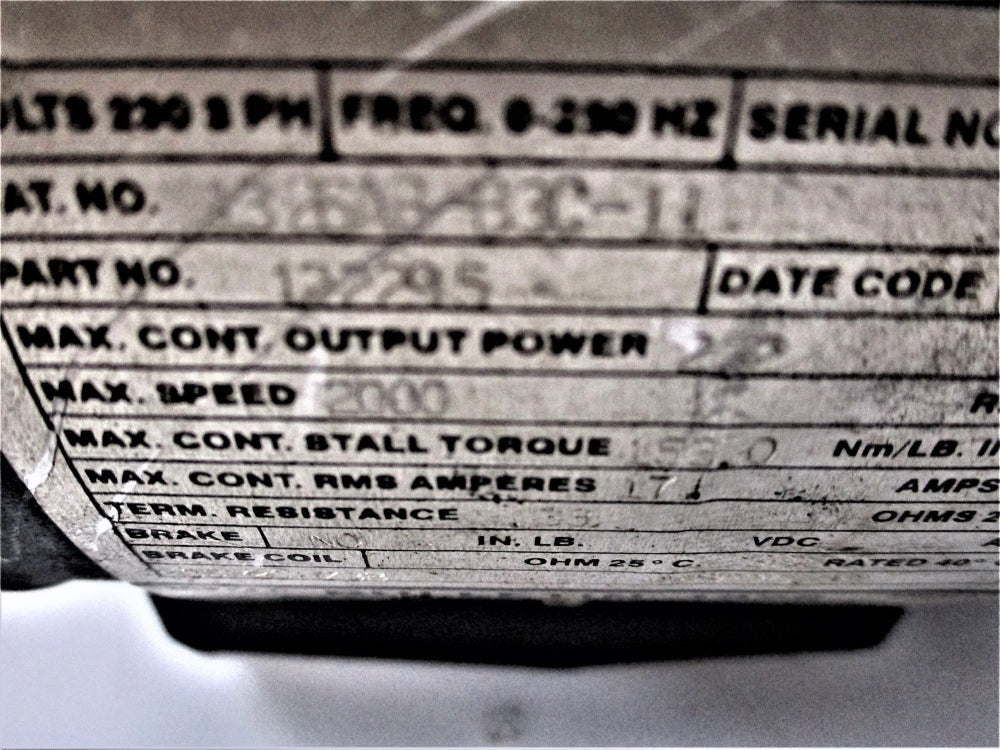 ALLEN BRADLEY 1326-AB-B3C-11 UNMP