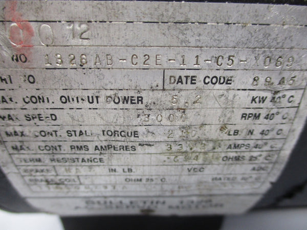 ALLEN BRADLEY 1326AB-C2E-11-C5-X069 UNMP