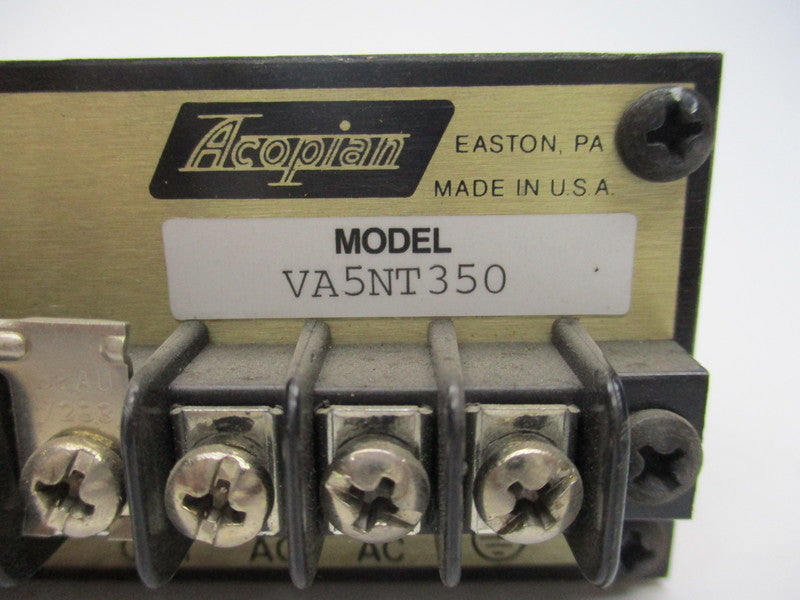 ACOPIAN VA5NT350 UNMP
