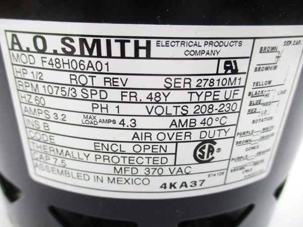 A.O. SMITH 4KA37 208-230V 3.2A NSMP