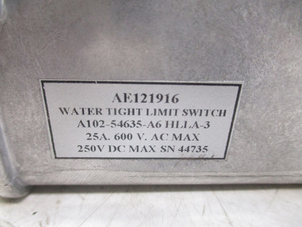 AE CONTROL A102-54635-A6 600VAC 25A NSNP