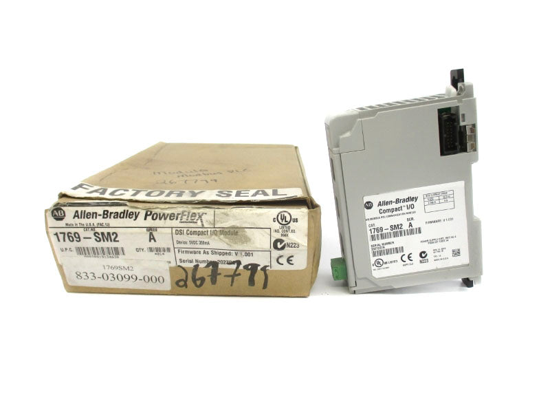 ALLEN BRADLEY 1769-SM2 SER. A  F/W V1.001 5VDC NSMP