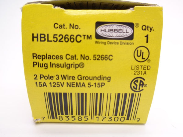 HUBBELL HBL5266C 125V 15A NSMP