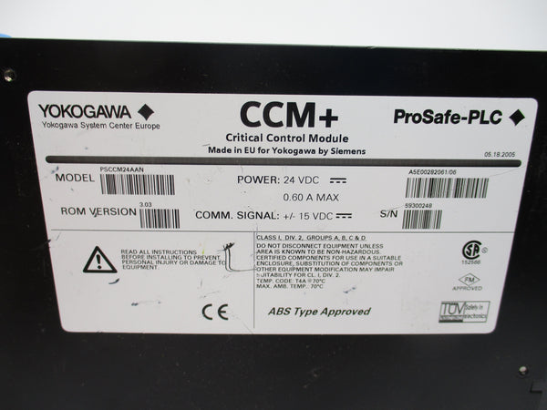 YOKOGAWA PSCCM24AAN (AS PICTURED) NSNP