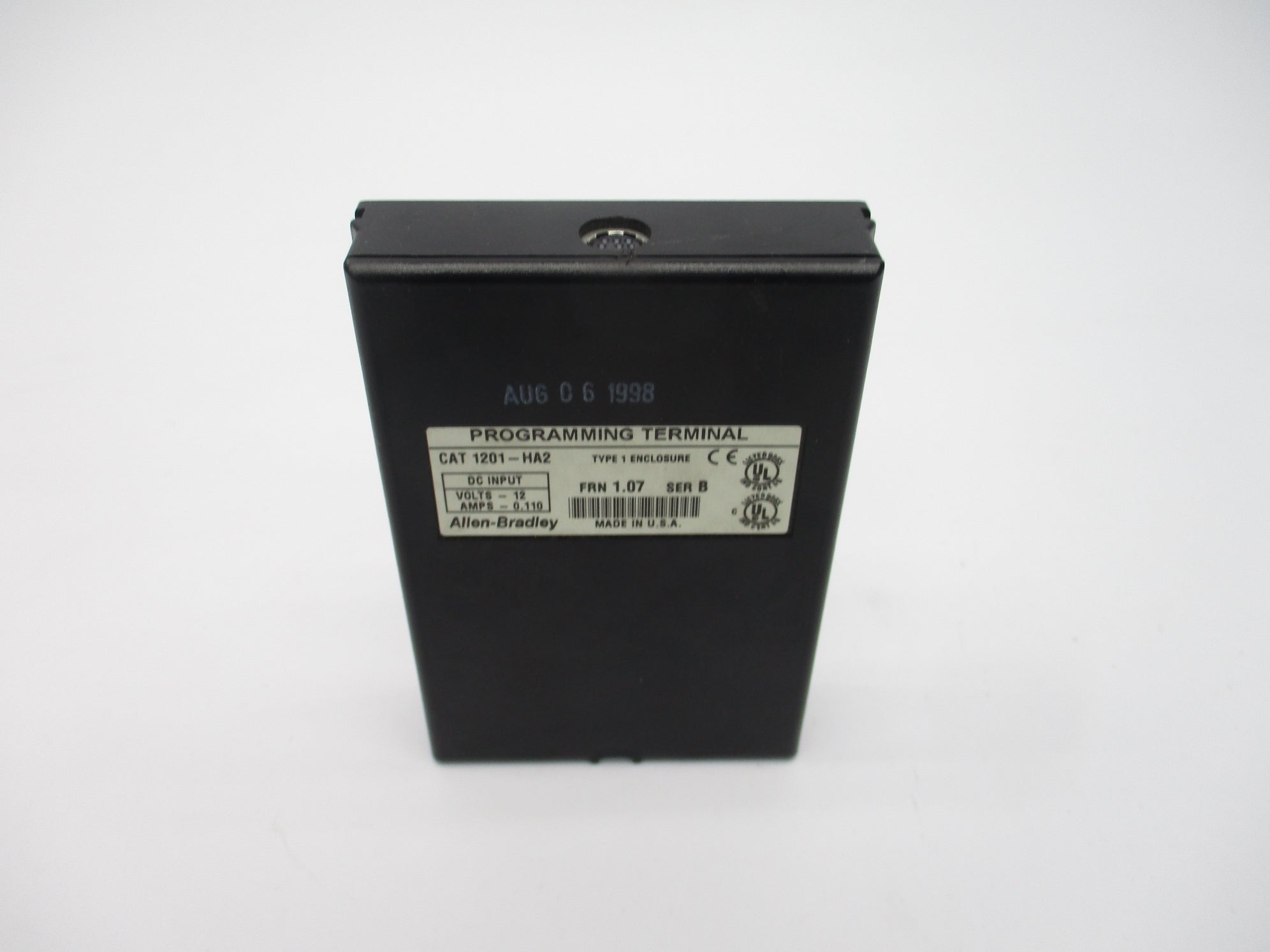 ALLEN BRADLEY 1201-HA2 SER. B F/W 1.07 12V 0.110A NSNP