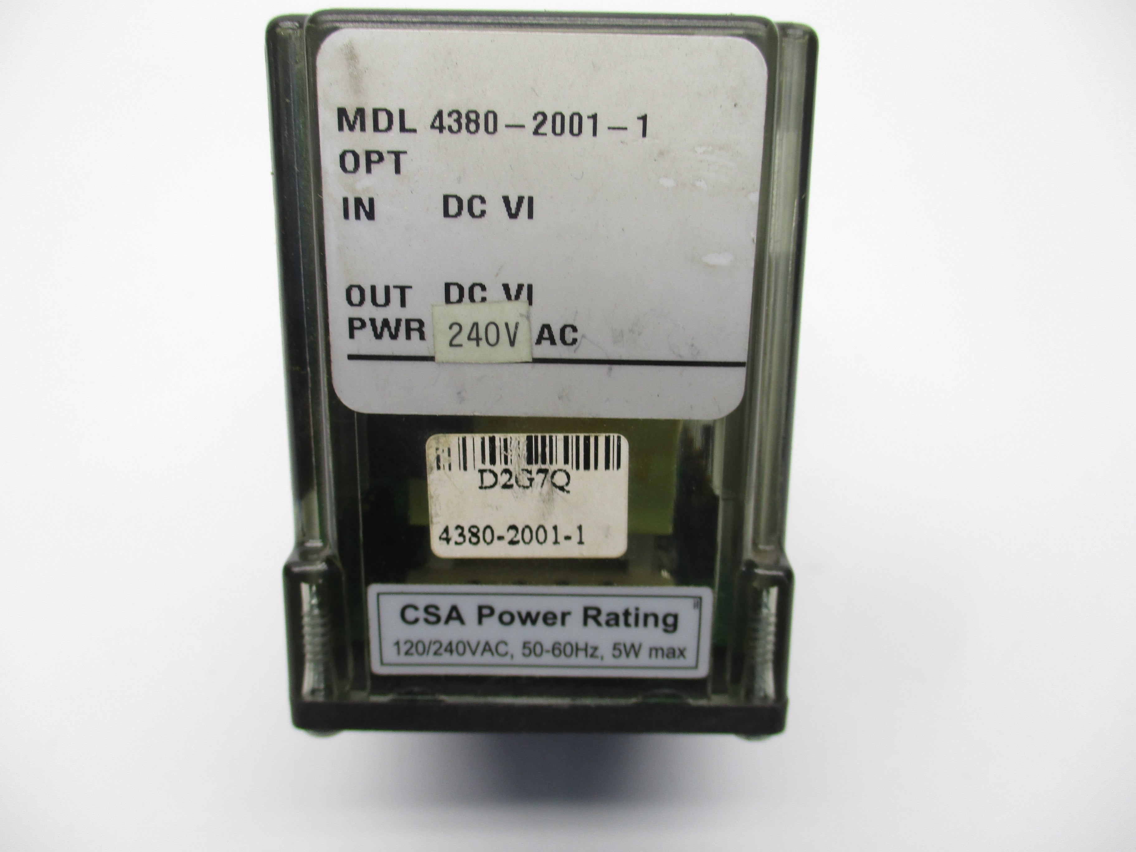 ACTION INSTRUMENTS 4380-2001-1 240VAC UNMP