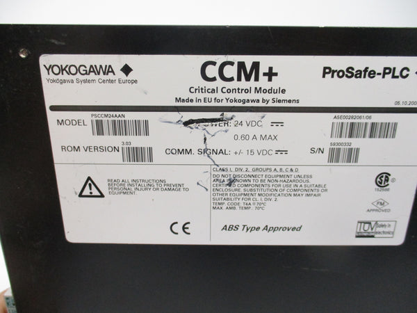 YOKOGAWA PSCCM24AAN V.3.03 (AS PICTURED) NSNP