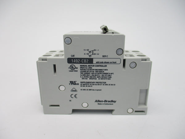 ALLEN BRADLEY 1492-CB2H060 SER. C (WH) NSMP