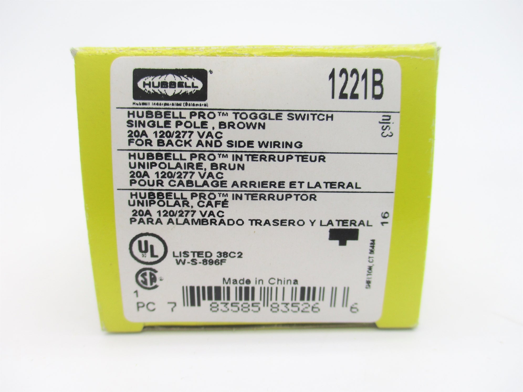 HUBBELL 1221B NSMP