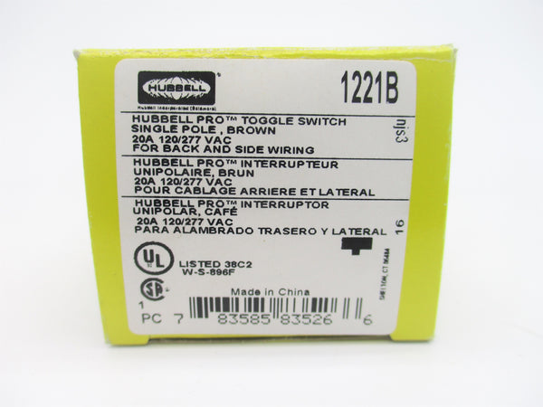 HUBBELL 1221B NSMP