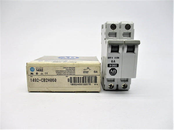 ALLEN BRADLEY 1492-CB2H060 SER. B 480VAC 6A NSMP